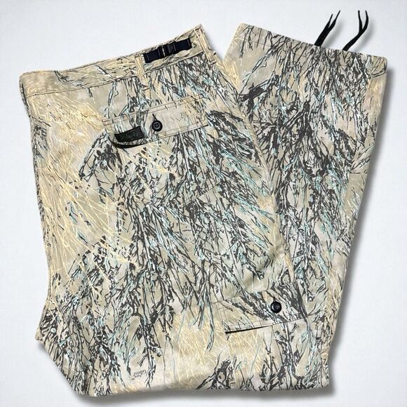 Liberty Hunting Pants 3XL Waist 50 Prairie Ghost Camo Adjustable Cinch Cuffs Vtg - Picture 2 of 4